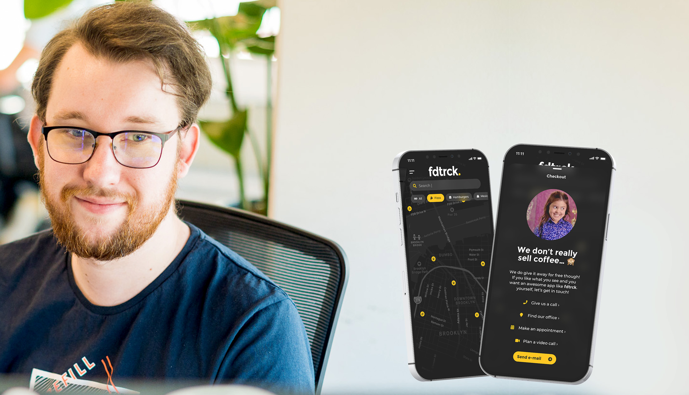 App developer worked on fdtrck app