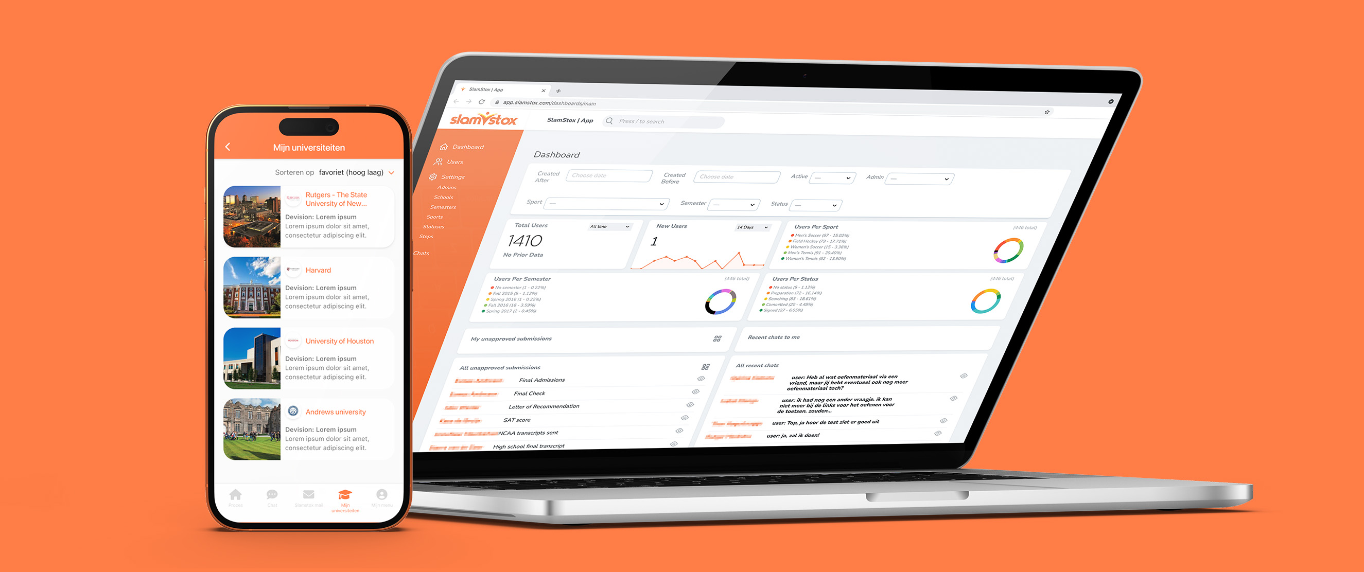 Slamstox web & mobile