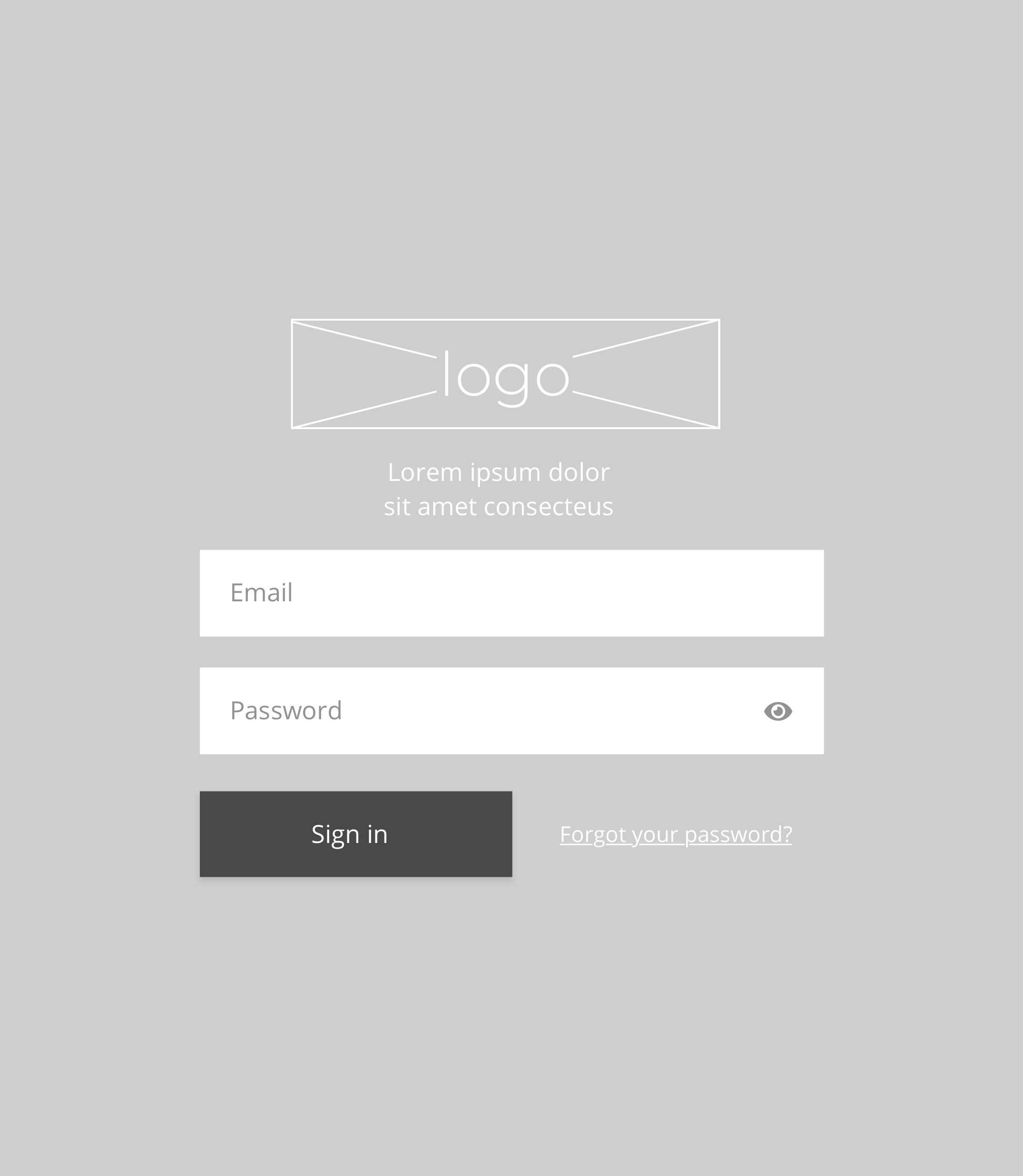 User Experience Design - Wireframe
