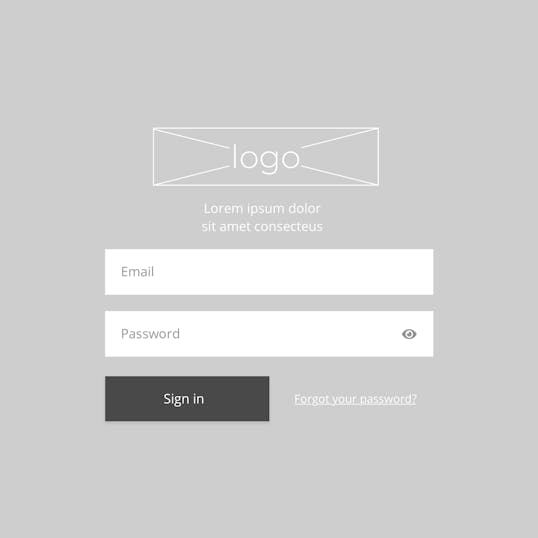 User Experience Design - Wireframe