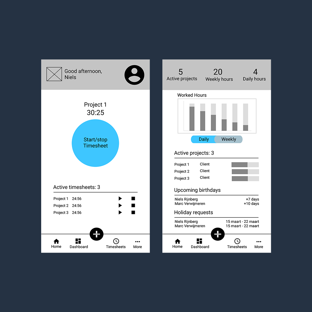 Wireframes Tools app