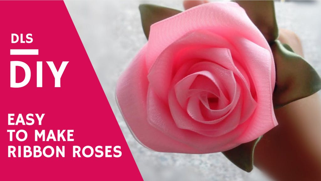 Easy To Make Ribbon Roses