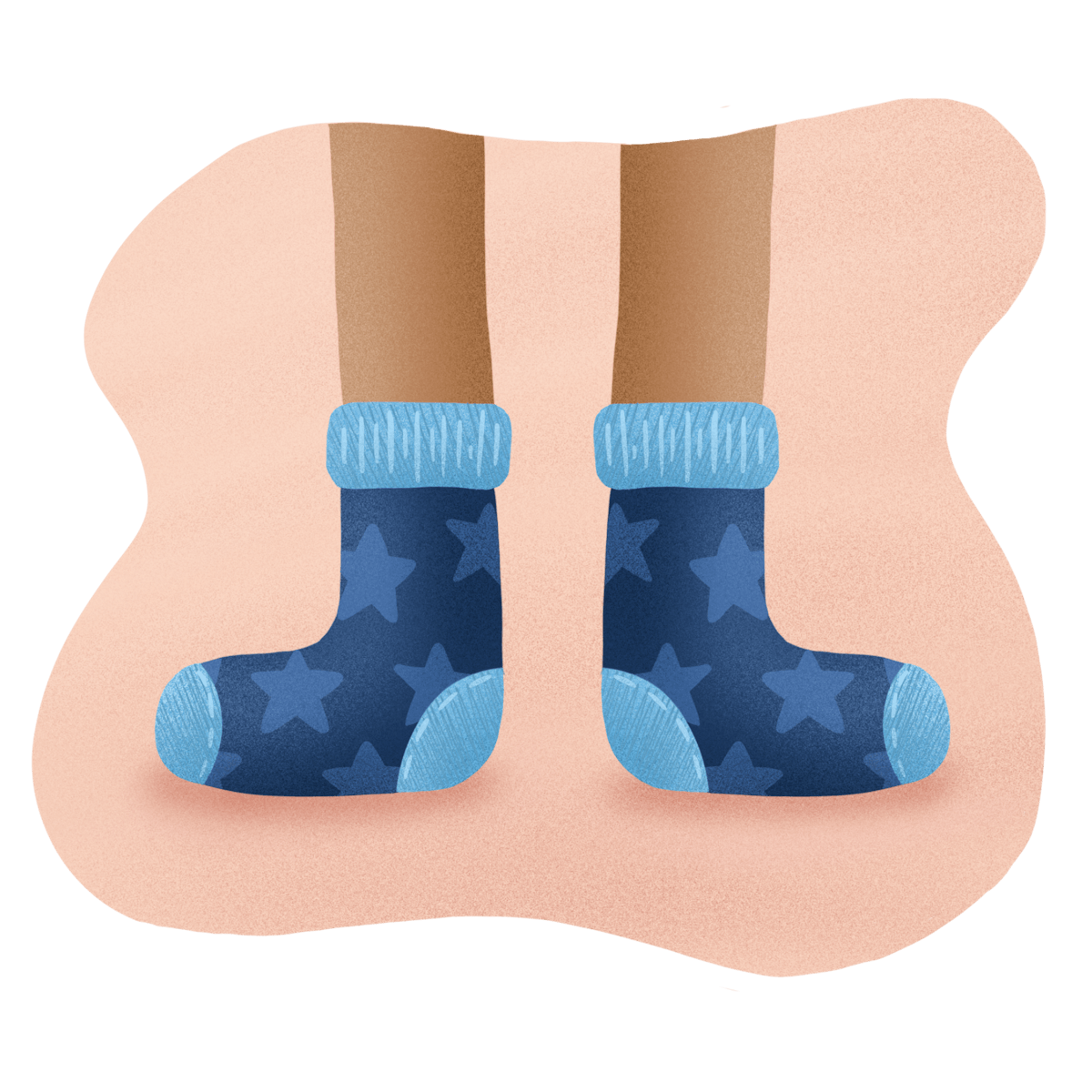  Blue Star socks for national sock day