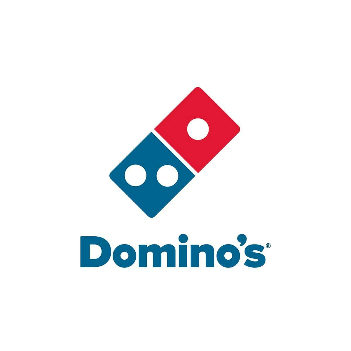  logo de la marque domino&#039;s pizza