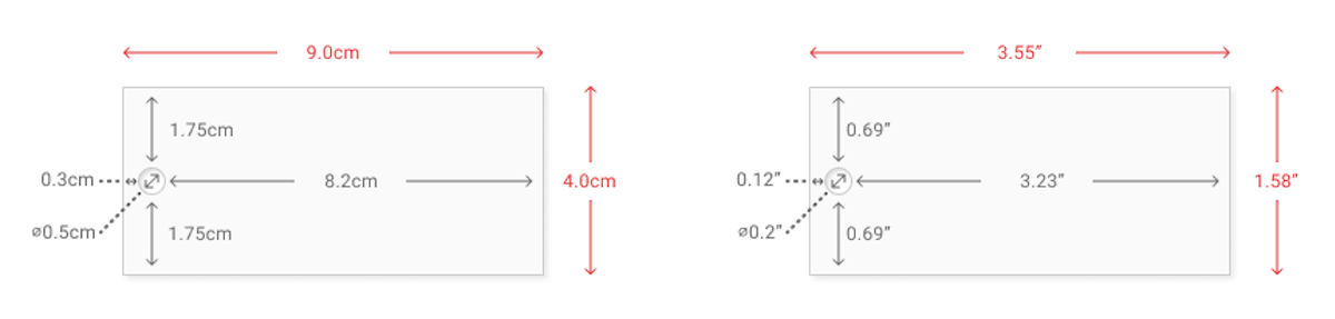 Dutch Label Shop Hang Tag dimensions and specifications Dutch Label Shop Hang Tag dimensions and specifications