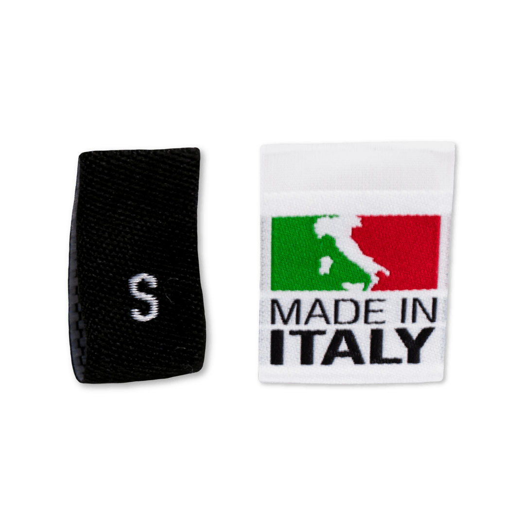  Etichetta taglia ed etichetta Made in Italy
