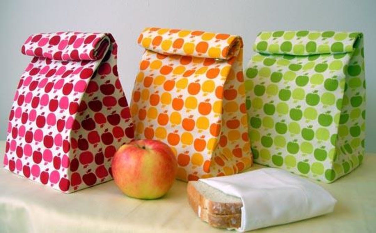  Fabric lunch sack