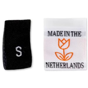  Maatlabels van Dutch Label Shop