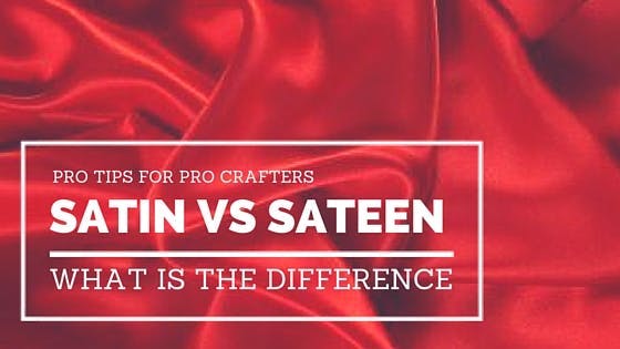 Het verschil tussen satijn en satinet
