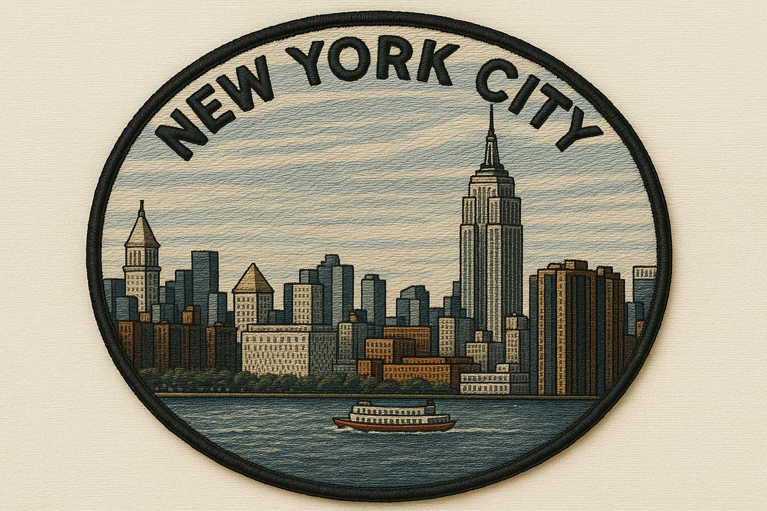  New York City Skyline Patch