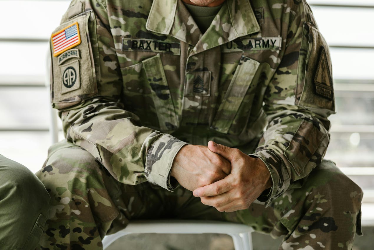 How to wear American flag patches on clothing?
