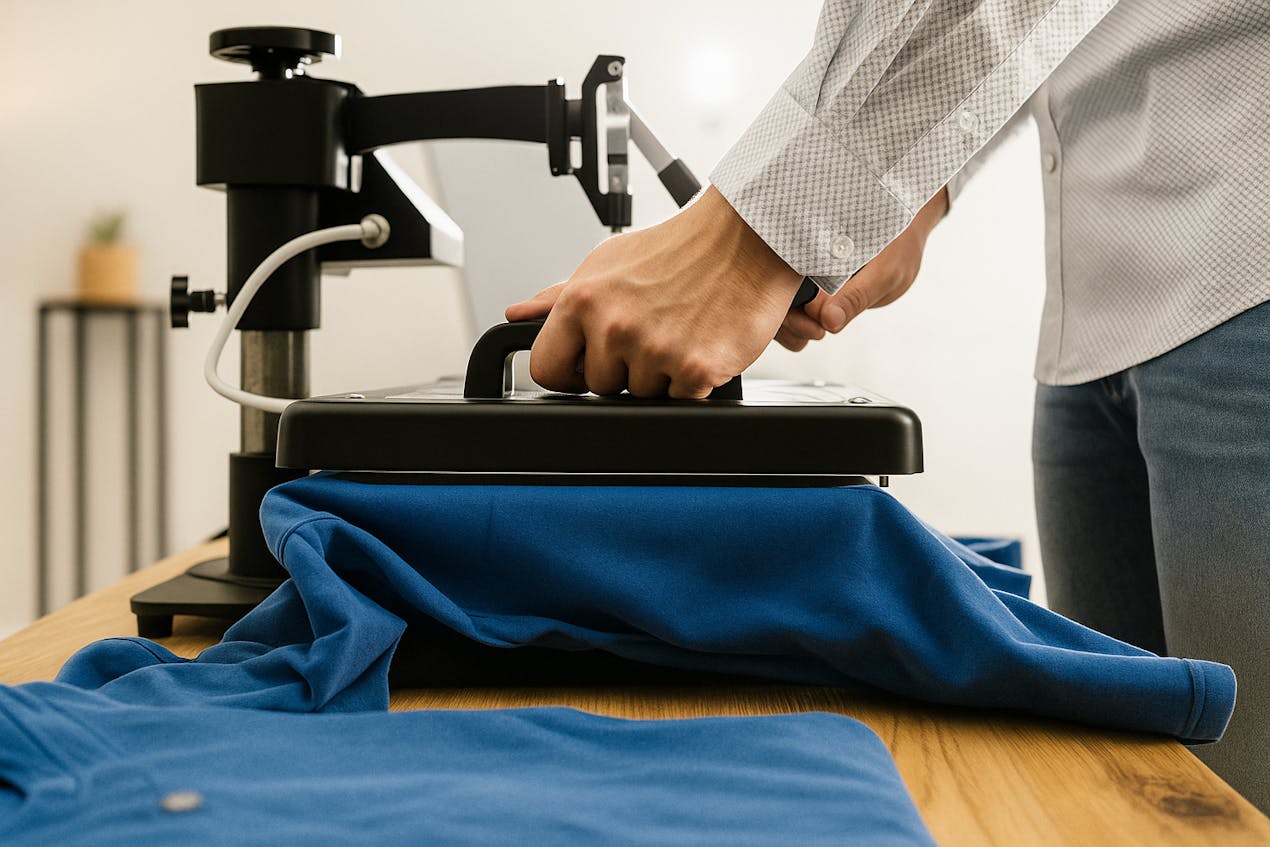 Can you heat press Iron-on patches? 
