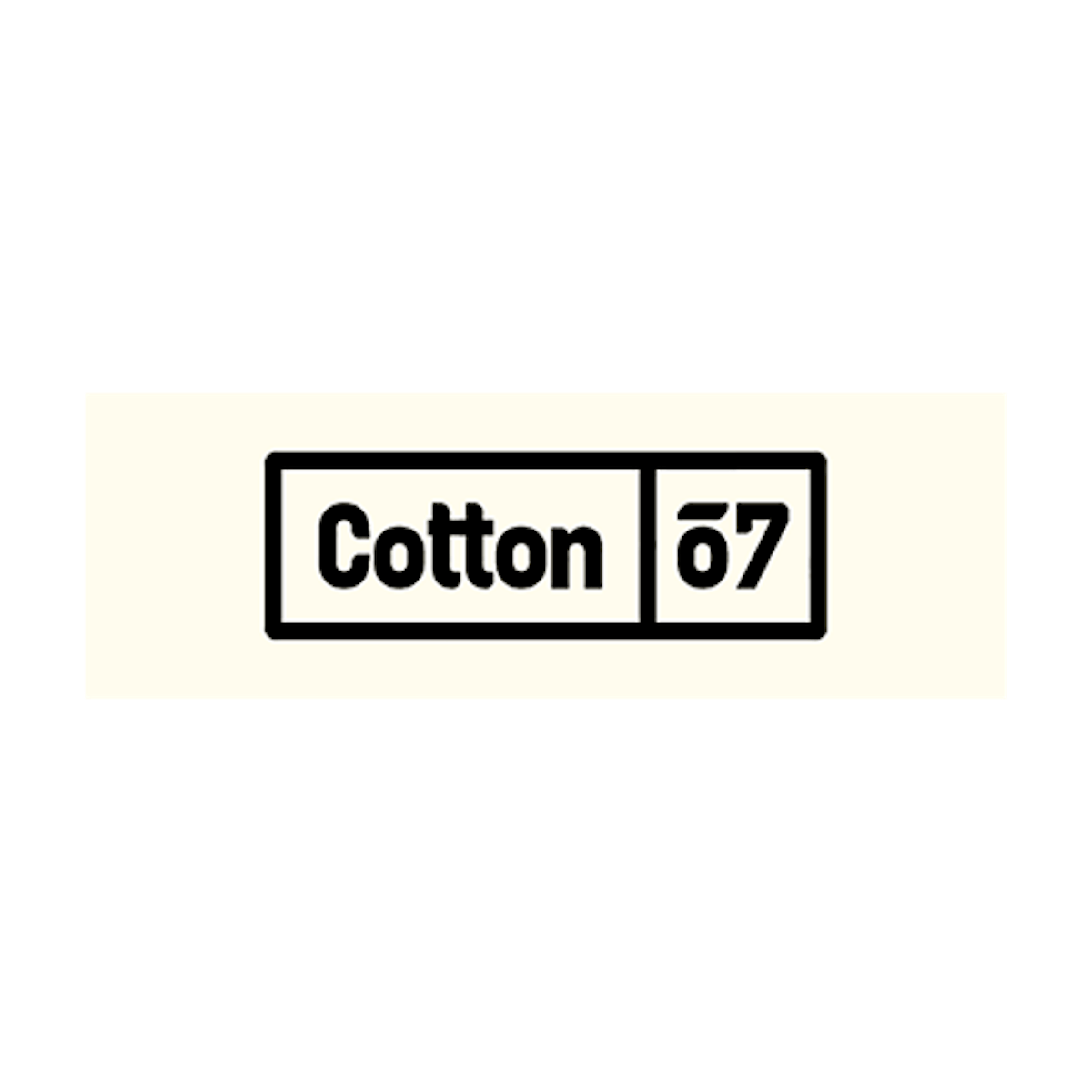  Printed Cotton Label: Cotton o7 