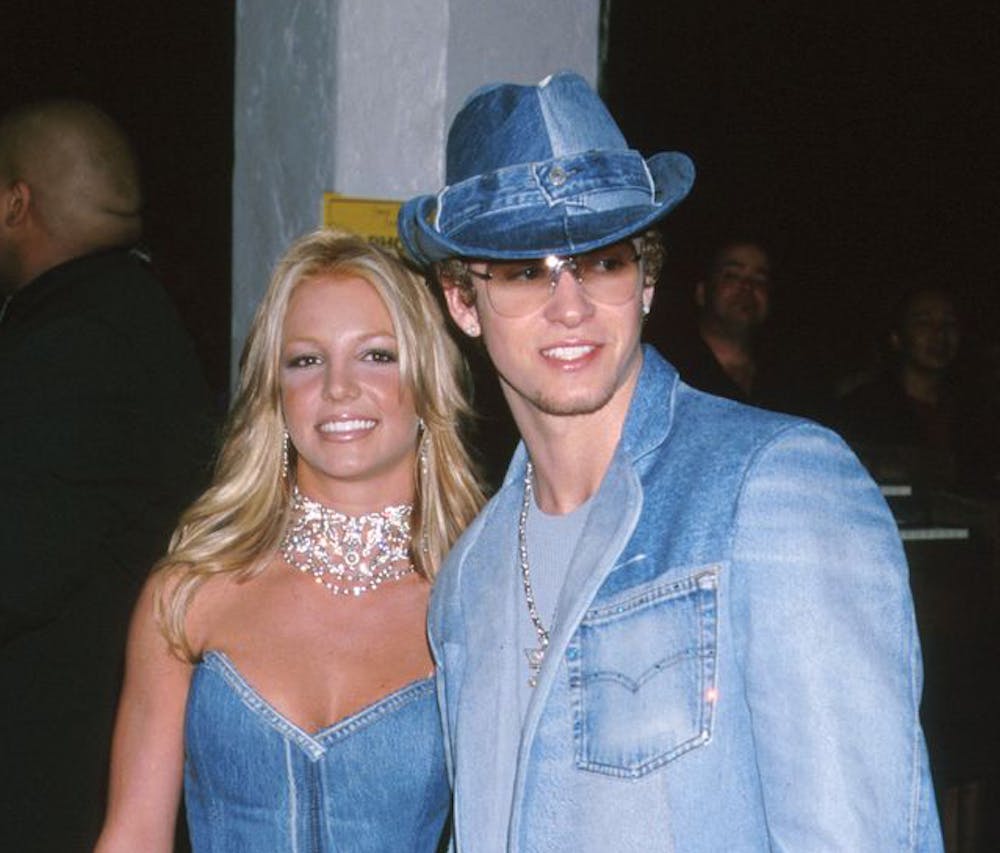 britney spears en justin timberlake in demin britney spears en justin timberlake in demin