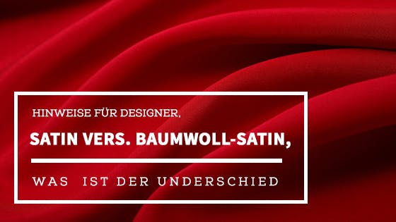Unterschied Satin und Mako-Satin Unterschied Satin und Mako-Satin