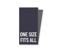  One Size Fits All label