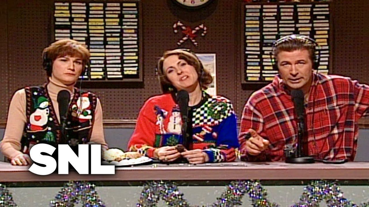  schweddy balls sketch from saturday night live featuring ugly christmas sweaters