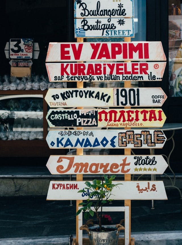  Street Sign Typography Inspiration In Greece