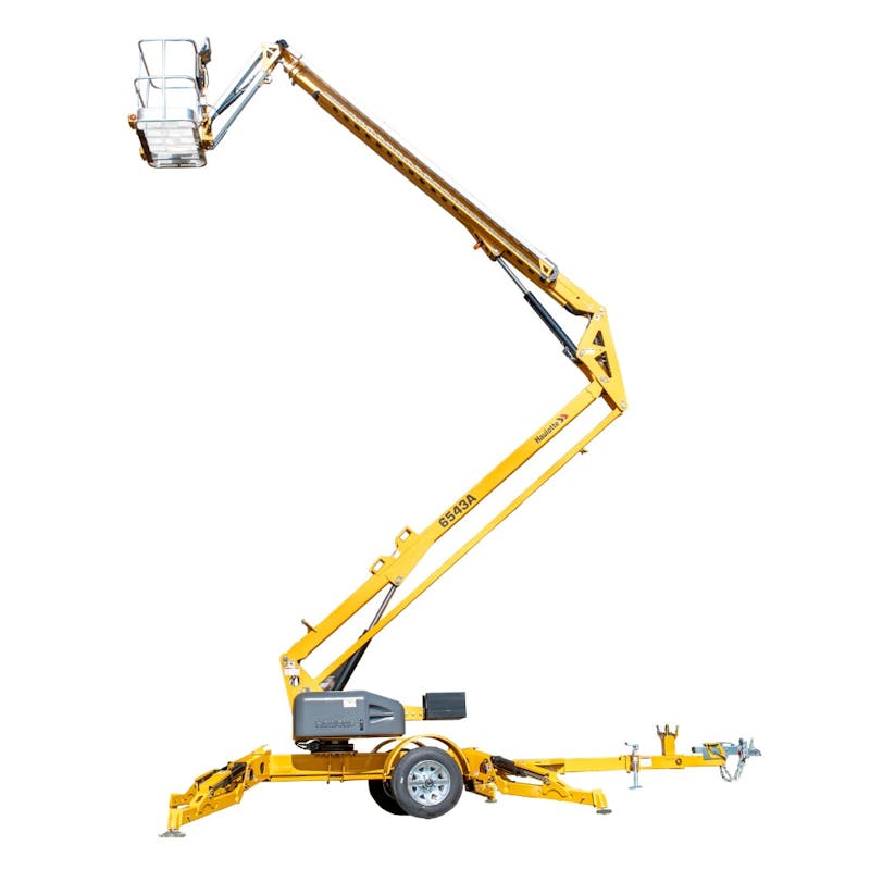 65/71 ft Articulated Boom lift-Towable- Battery 