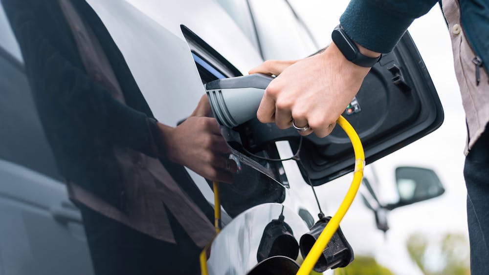 Elektrisch vervoer Elektrische auto opladen