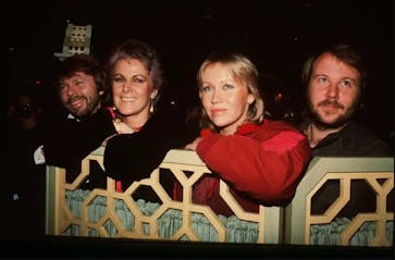 ABBA's London visit in November 1982 was the first time in two years that they'd gone abroad to meet the media.