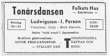 "Annie Frid-Lyngstad" - soon to become more famous as "Annifrid", "Anna-Frid", "Anni-Frida" or simply "Frieda".