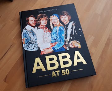 The first copies of ABBA At 50 have arrived. It will be available in the shops on 8 September.