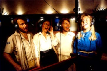 ABBA in 1978, during the Voulez-Vous sessions.