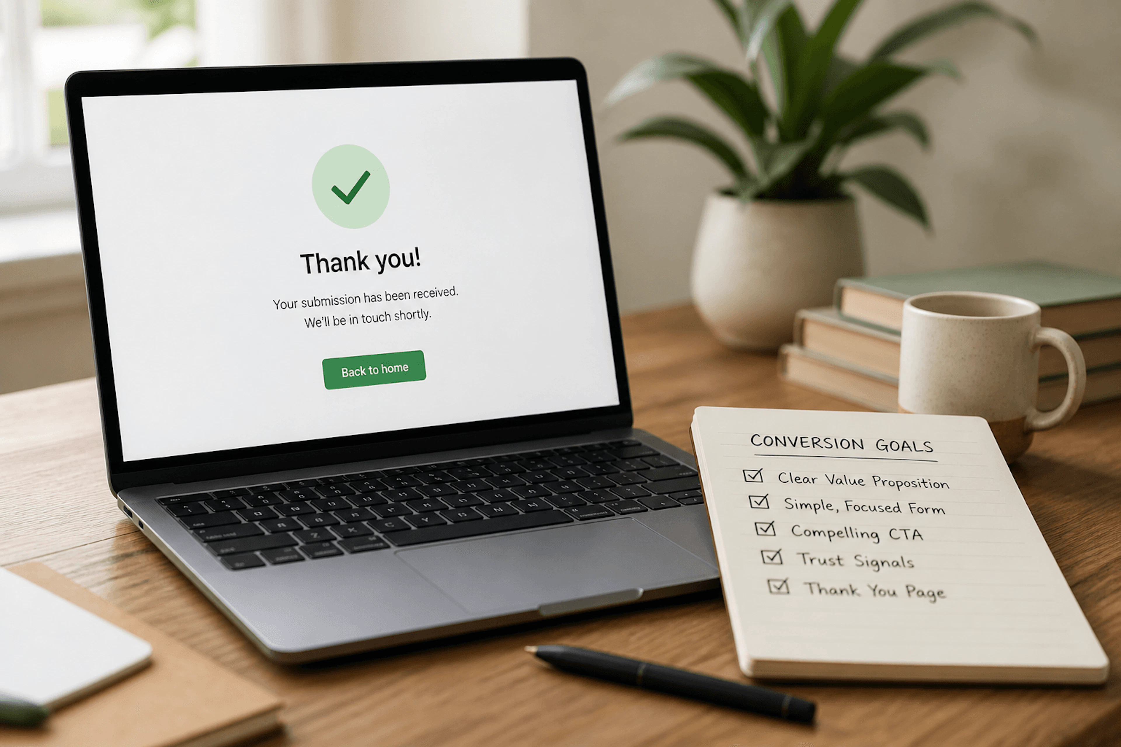 Marketer reviewing a conversion funnel dashboard before launching ads