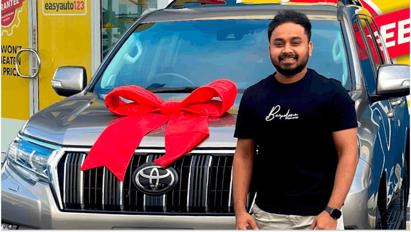 easyauto123 happy customers Tasmania - Tharushi Uduwahawara