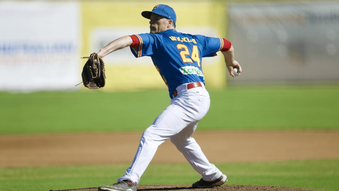 baseball pitch by adelaide giant