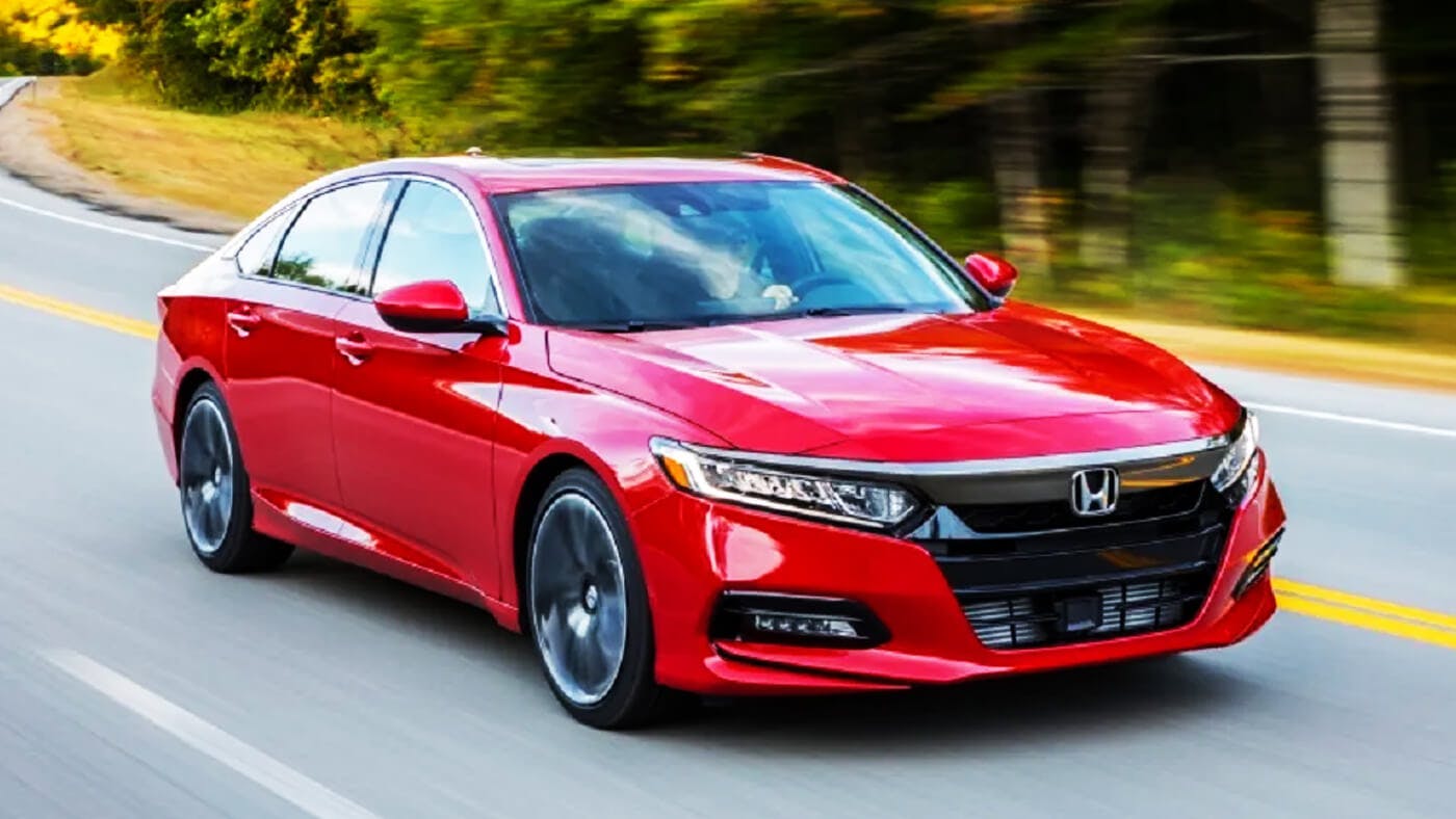 red honda accord