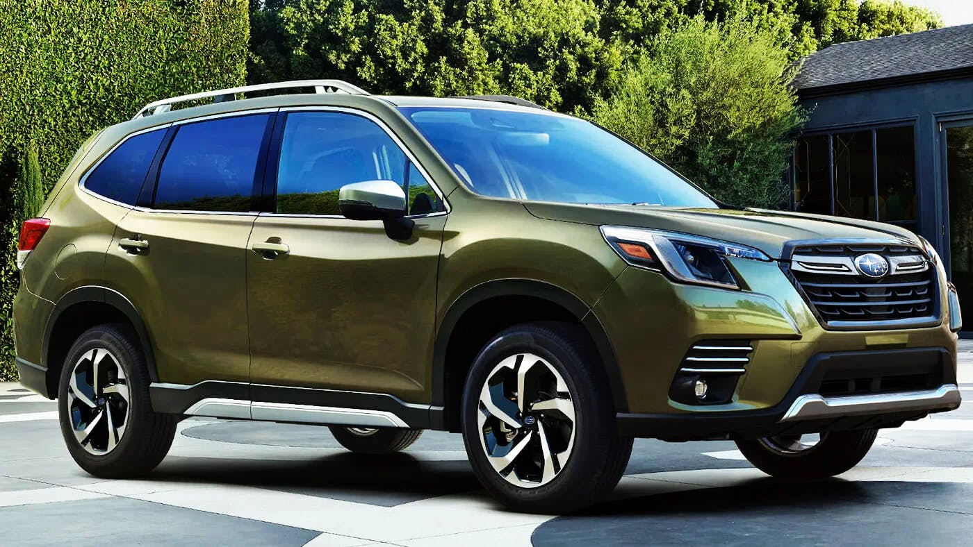 gold subaru forester