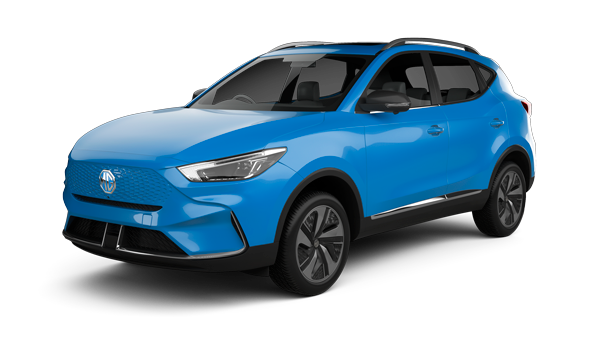Picture of blue electric SUV