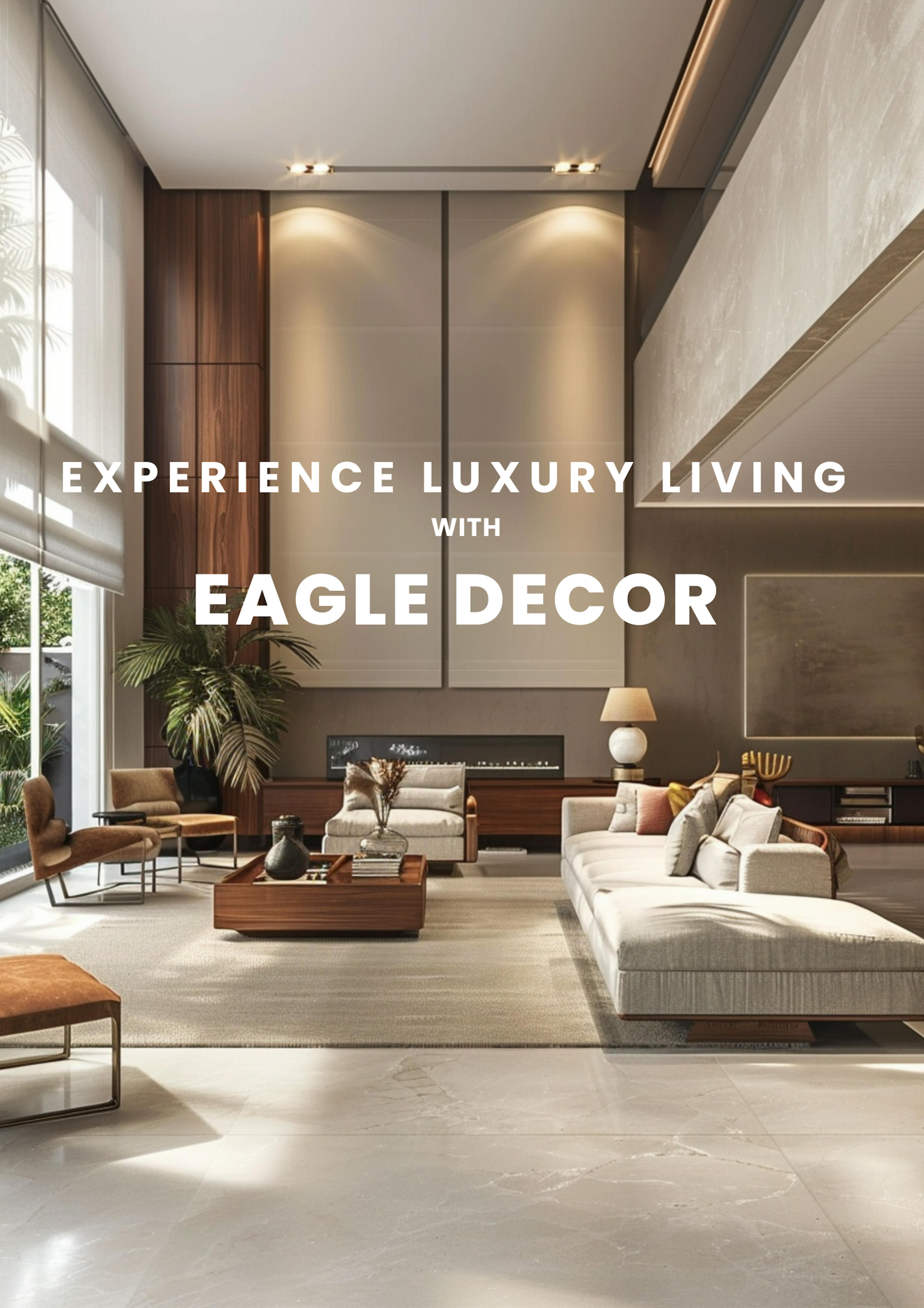 a beautiful living room designed by eagle decor in a pent house. Gurugram