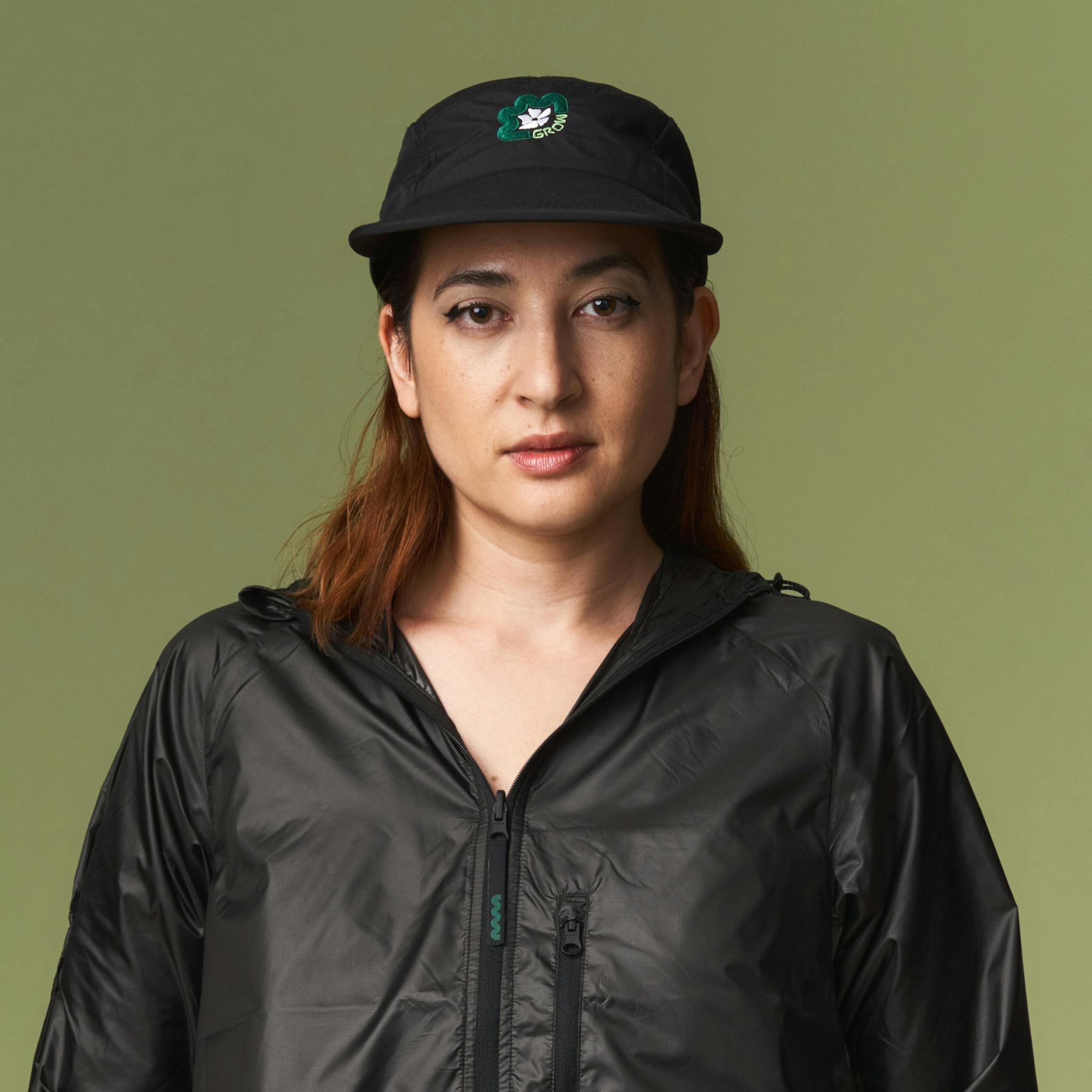 Model wears Utopian Projects Cap