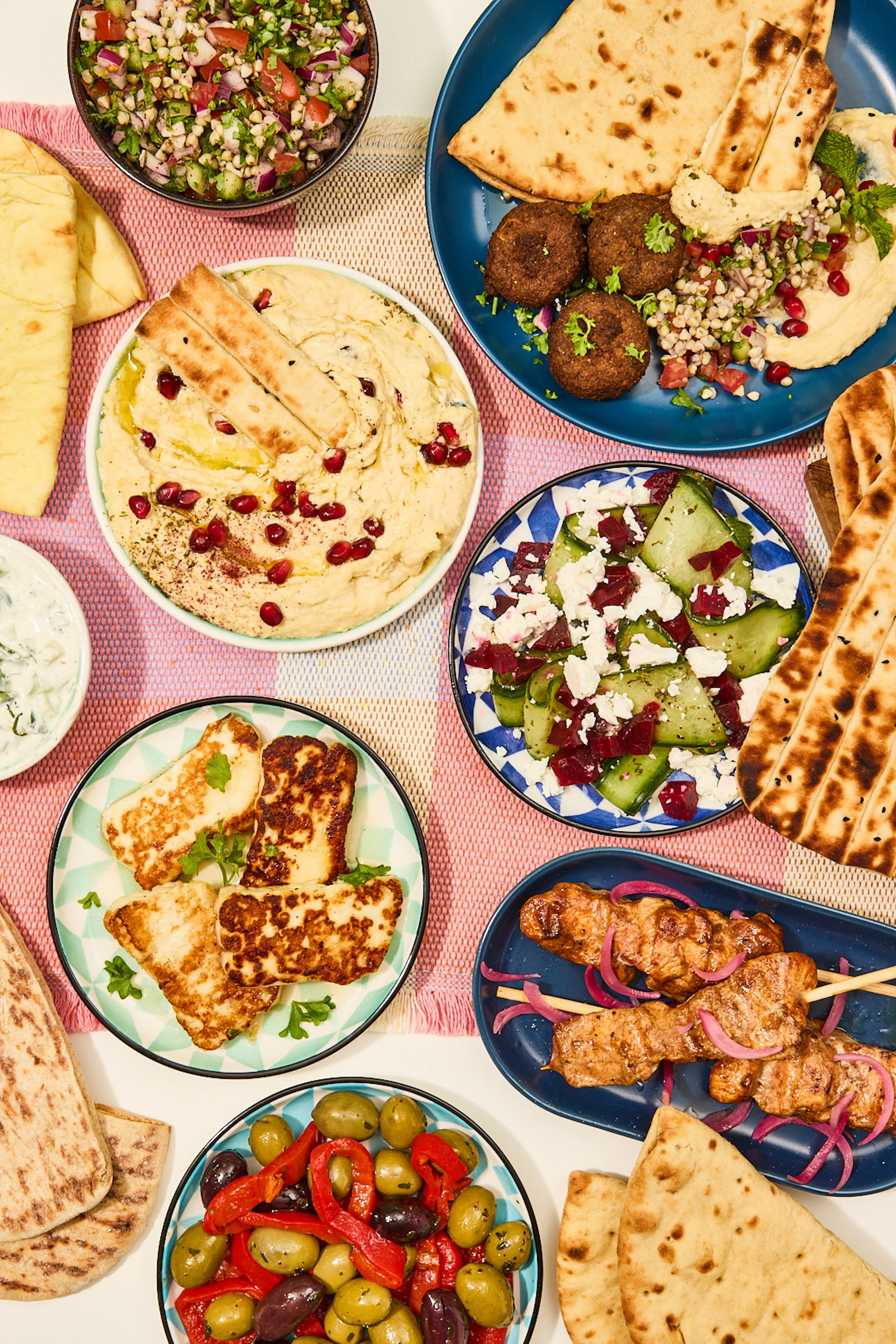 A selection of Earth & Wheat Flatbreads with sumptuous toppings and fillings