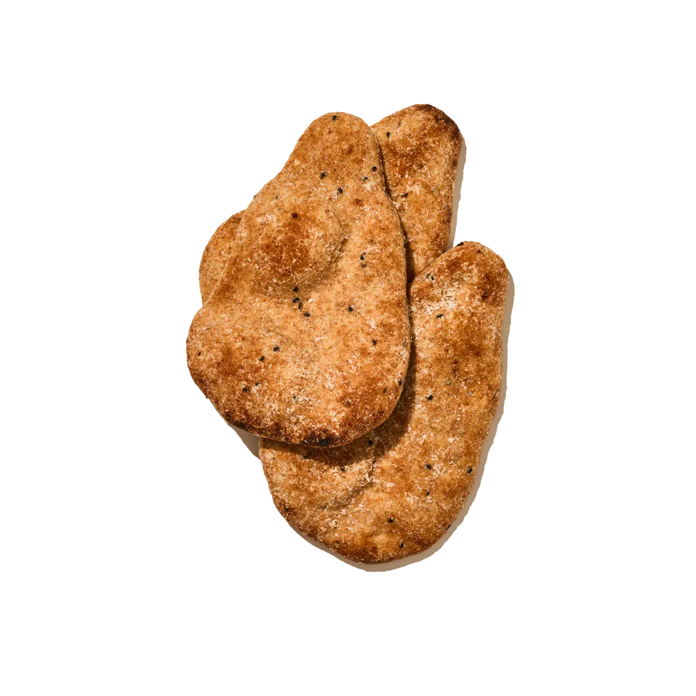 A set of Earth & Wheat Plain Naan Bread