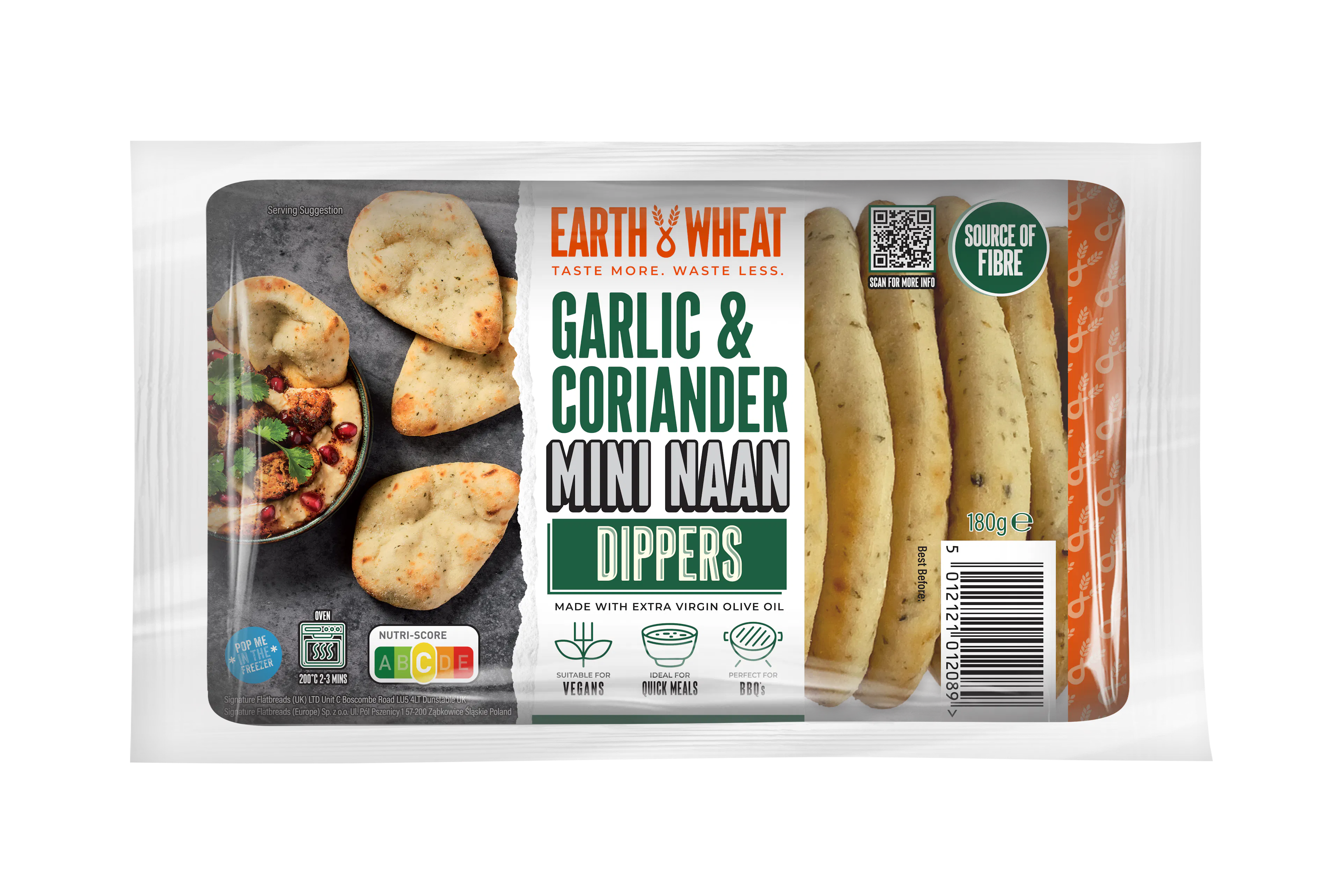 Garlic & Coriander Mini Naan Dippers