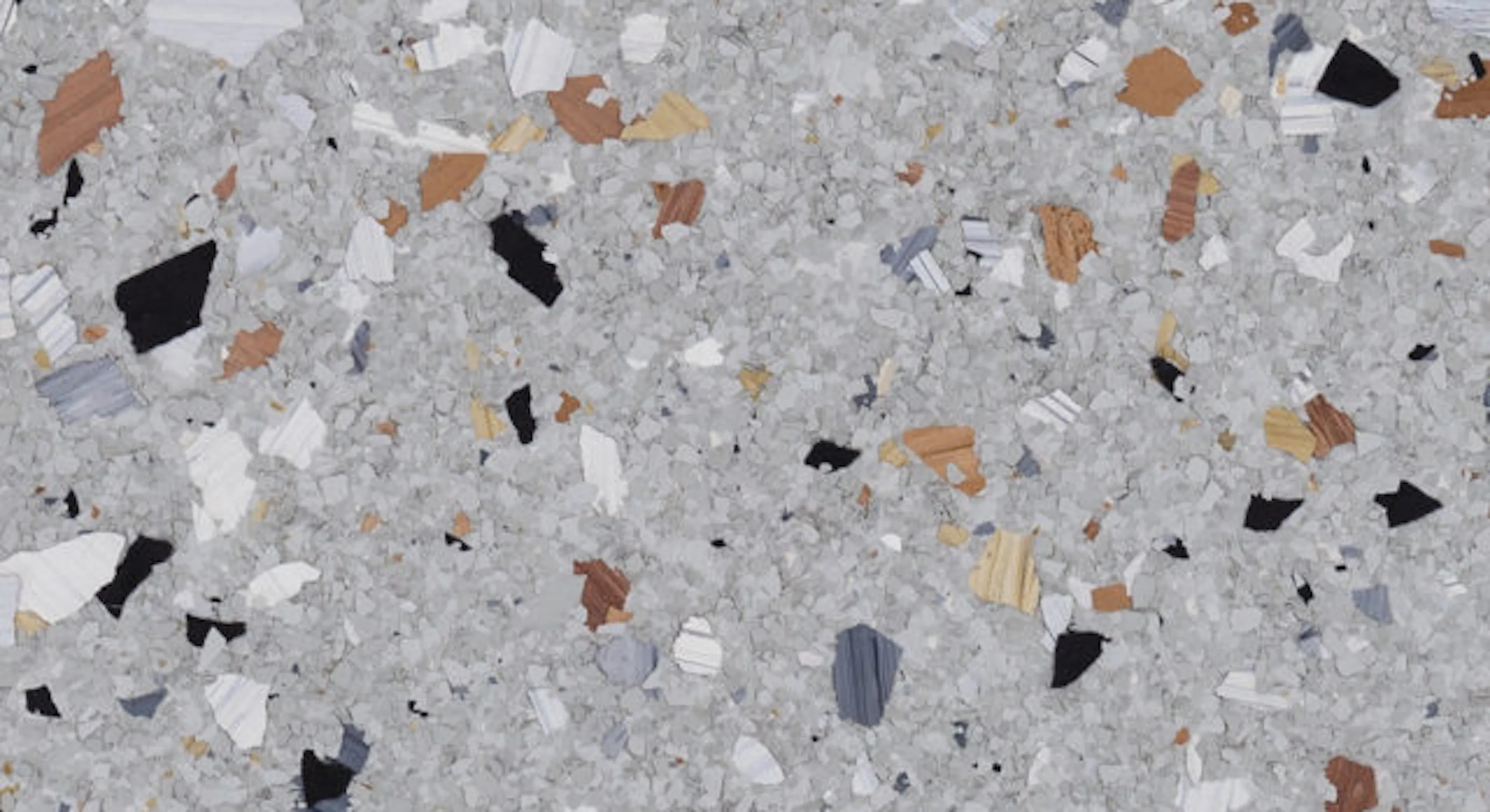 Yukon hybrid epoxy floor coating color sample gray blue brown black multi-color chip blend