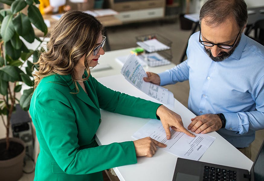 private lenders for real estate reviewing a contract