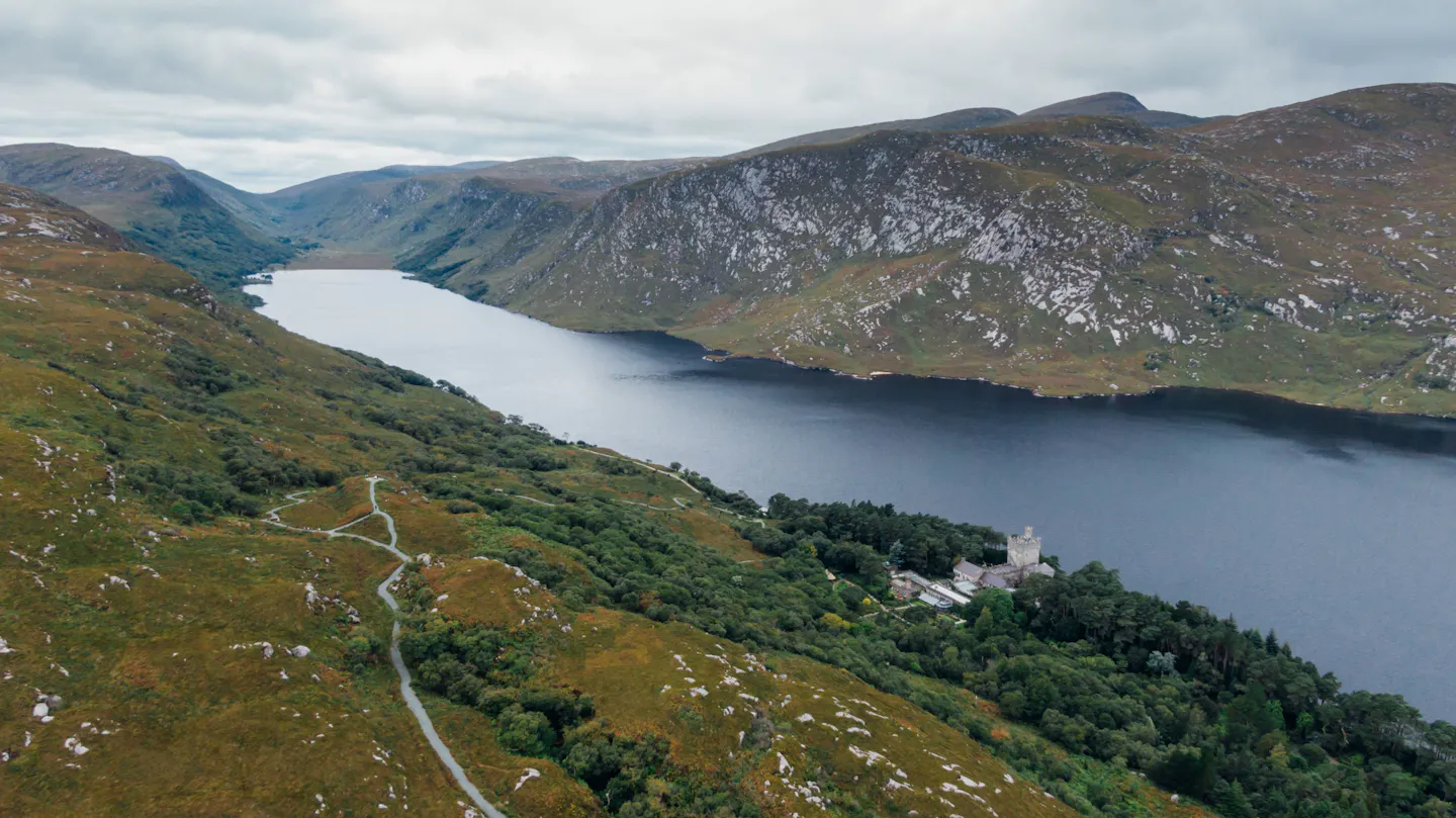 Glenveagh landscape in County Donegal