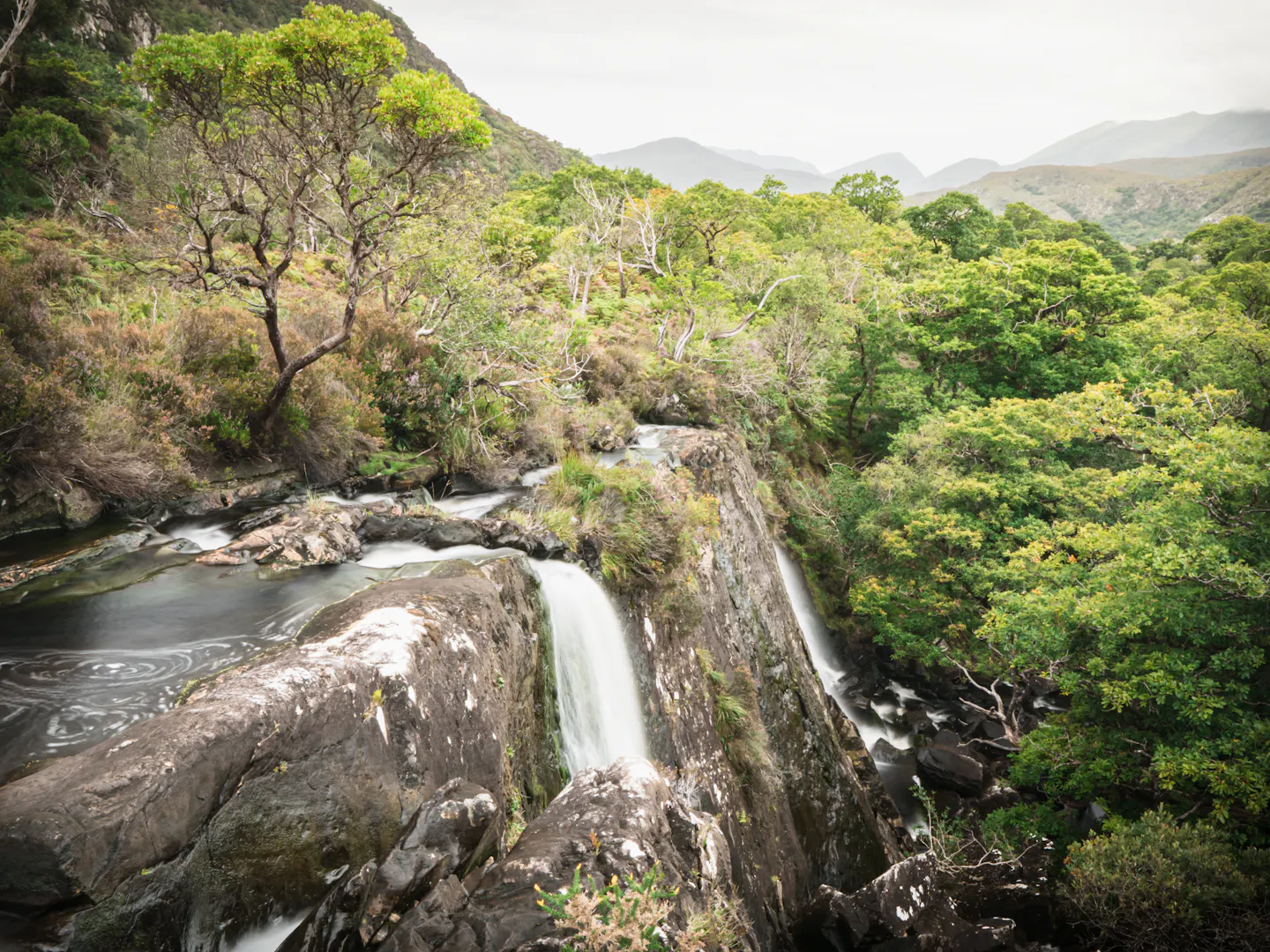 Waterfall in Killarney National Park, Ireland