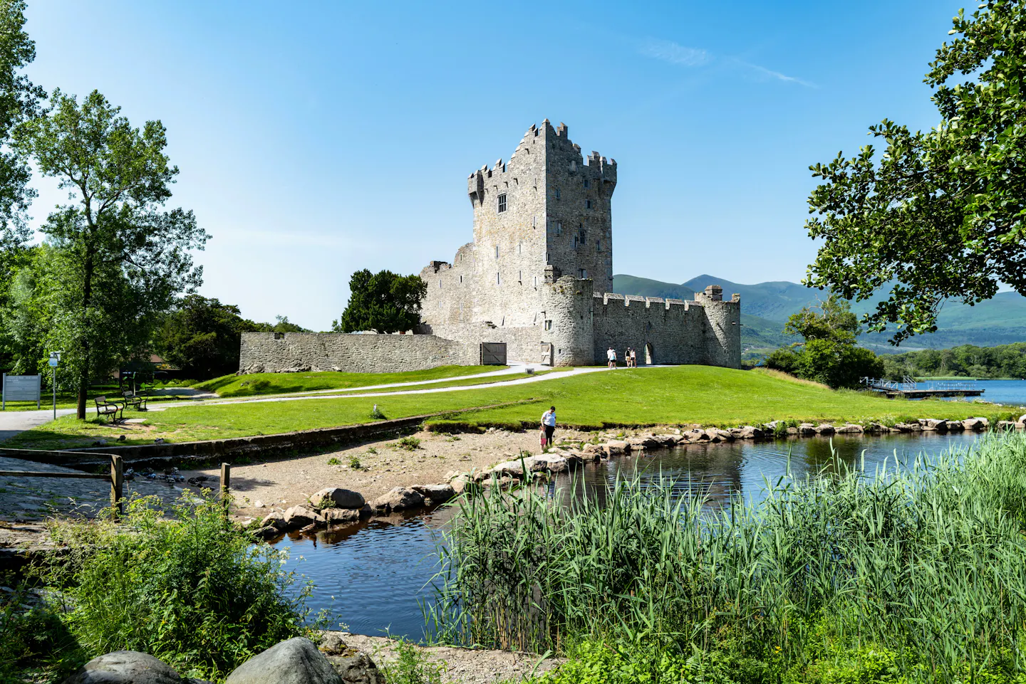 Ross Castle in Killarney, Ireland