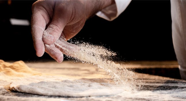 L'impasto della pizza di Eataly