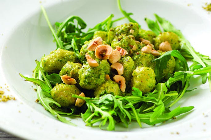 Gnocchi di miglio con rucola