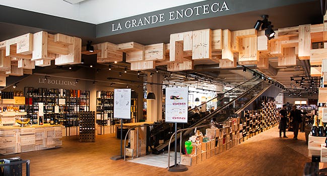 La grande Enoteca di Eataly