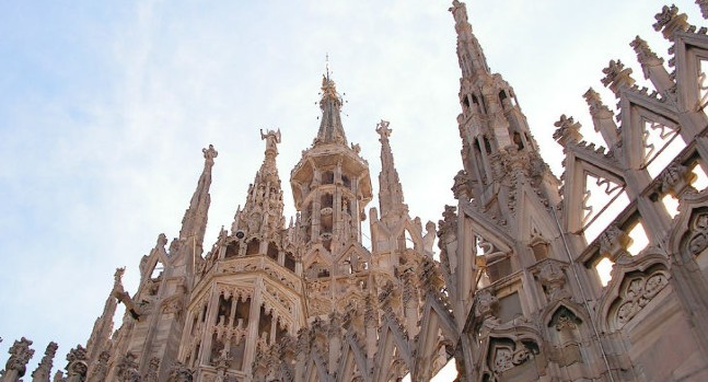 La guglia del Duomo di Milano