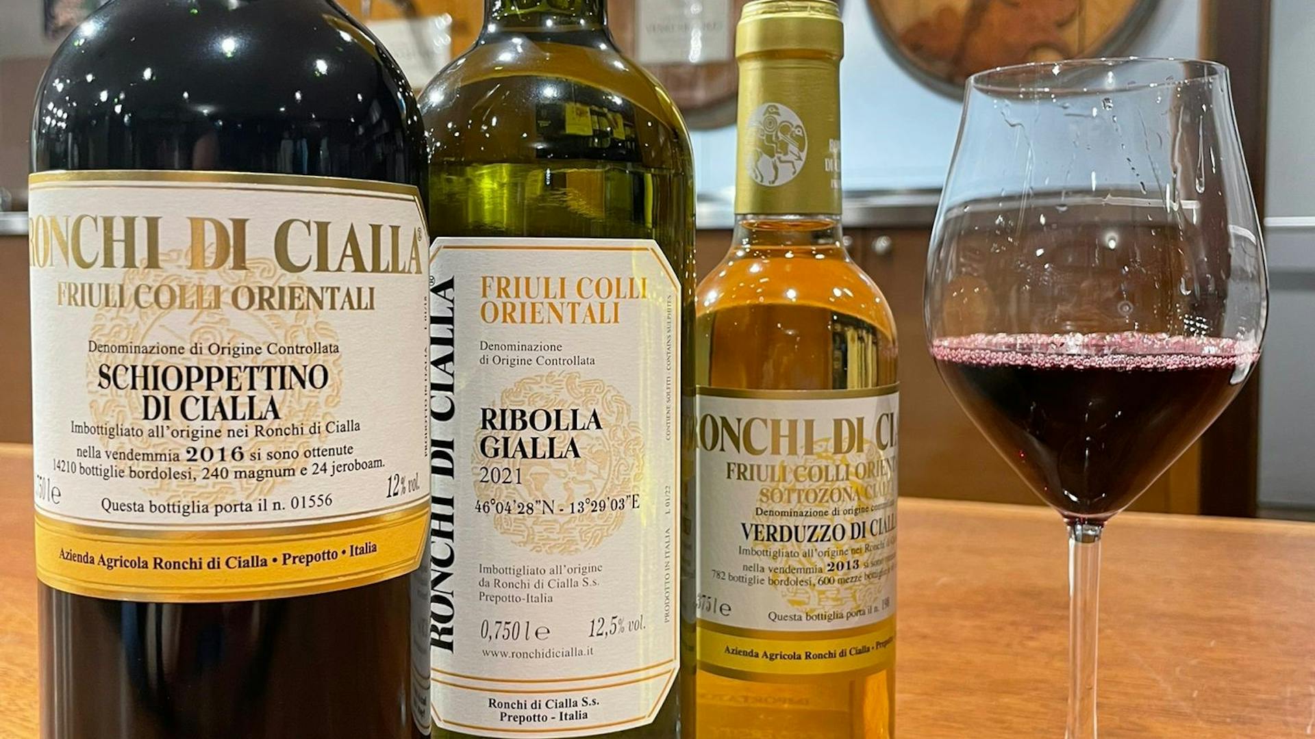 I vini Ronchi di Cialla