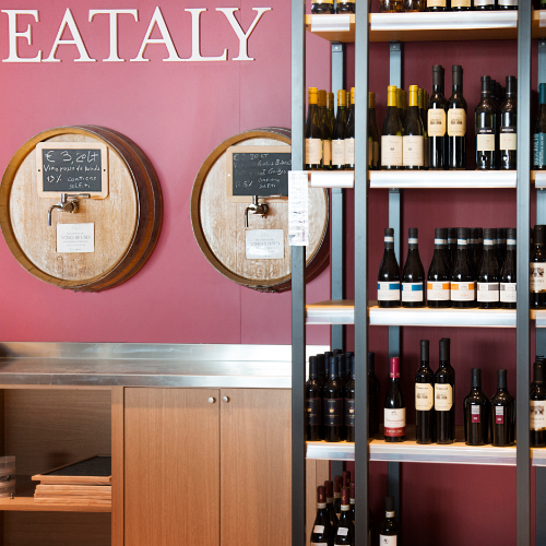 I vini sfusi e le chicche di Eataly Roma 